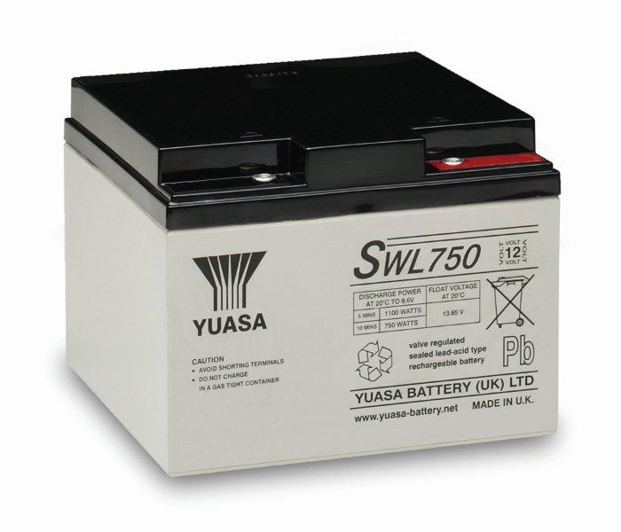 Yuasa - SWL 750, 12V 25 Ah. / akkumulátor