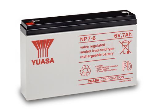 Yuasa - NP 6V 7  Ah. / akkumulátor