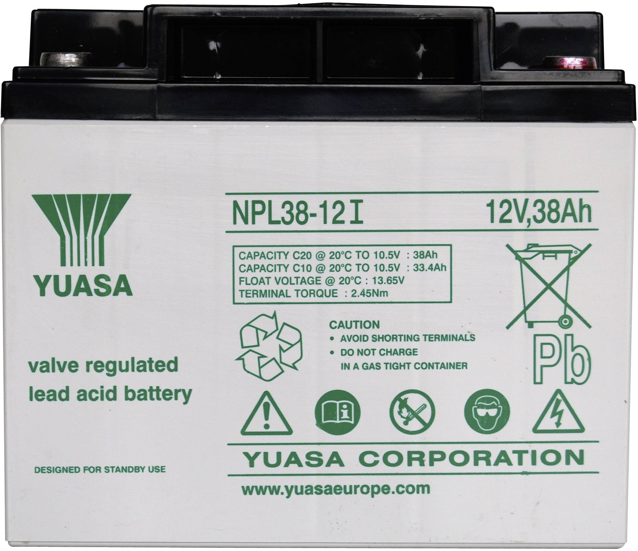 Yuasa - NPL 12V 38 Ah. / akkumulátor