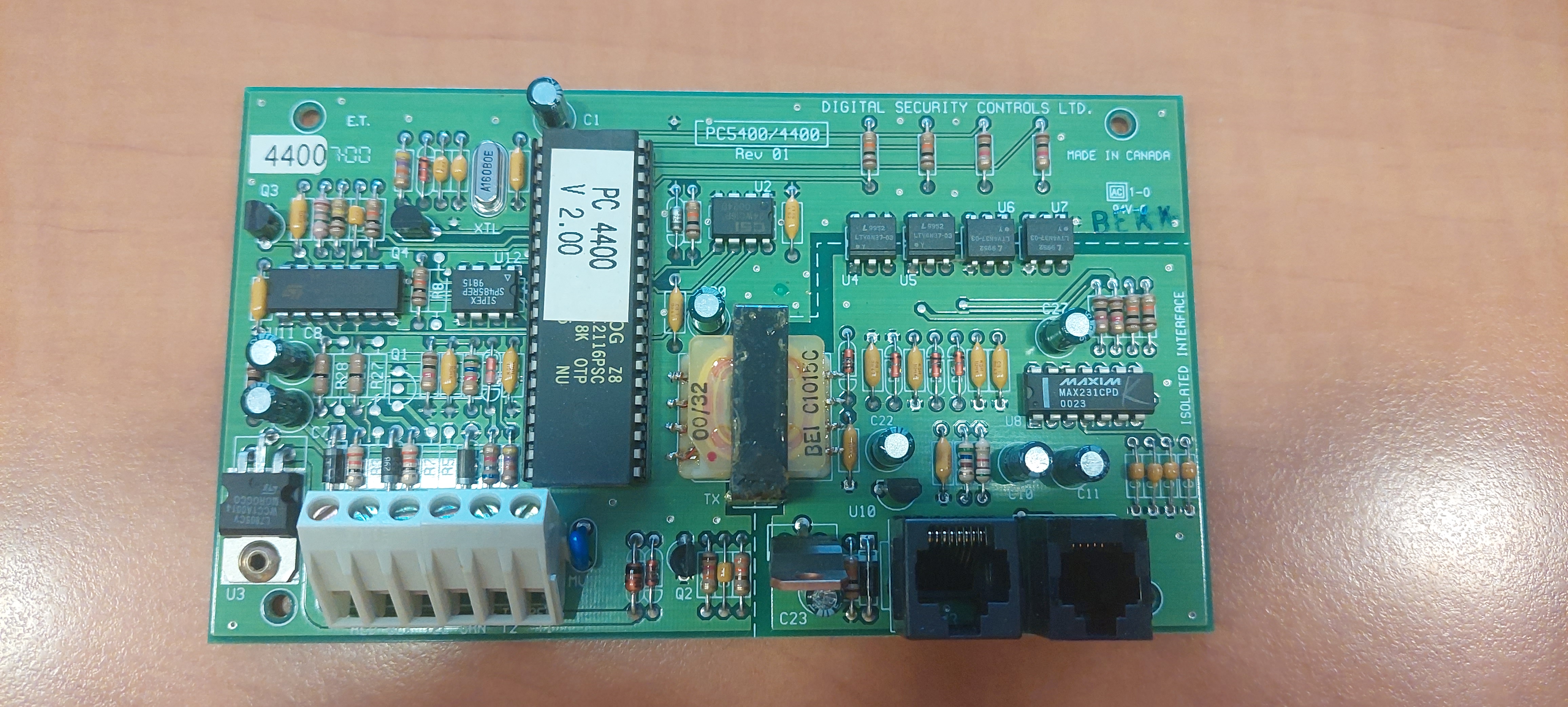 DSC-PC4400 / nyomtató modul