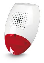 Satel - SD-3001 Piros / kültéri hang-fény jelző, szabotázsvédett